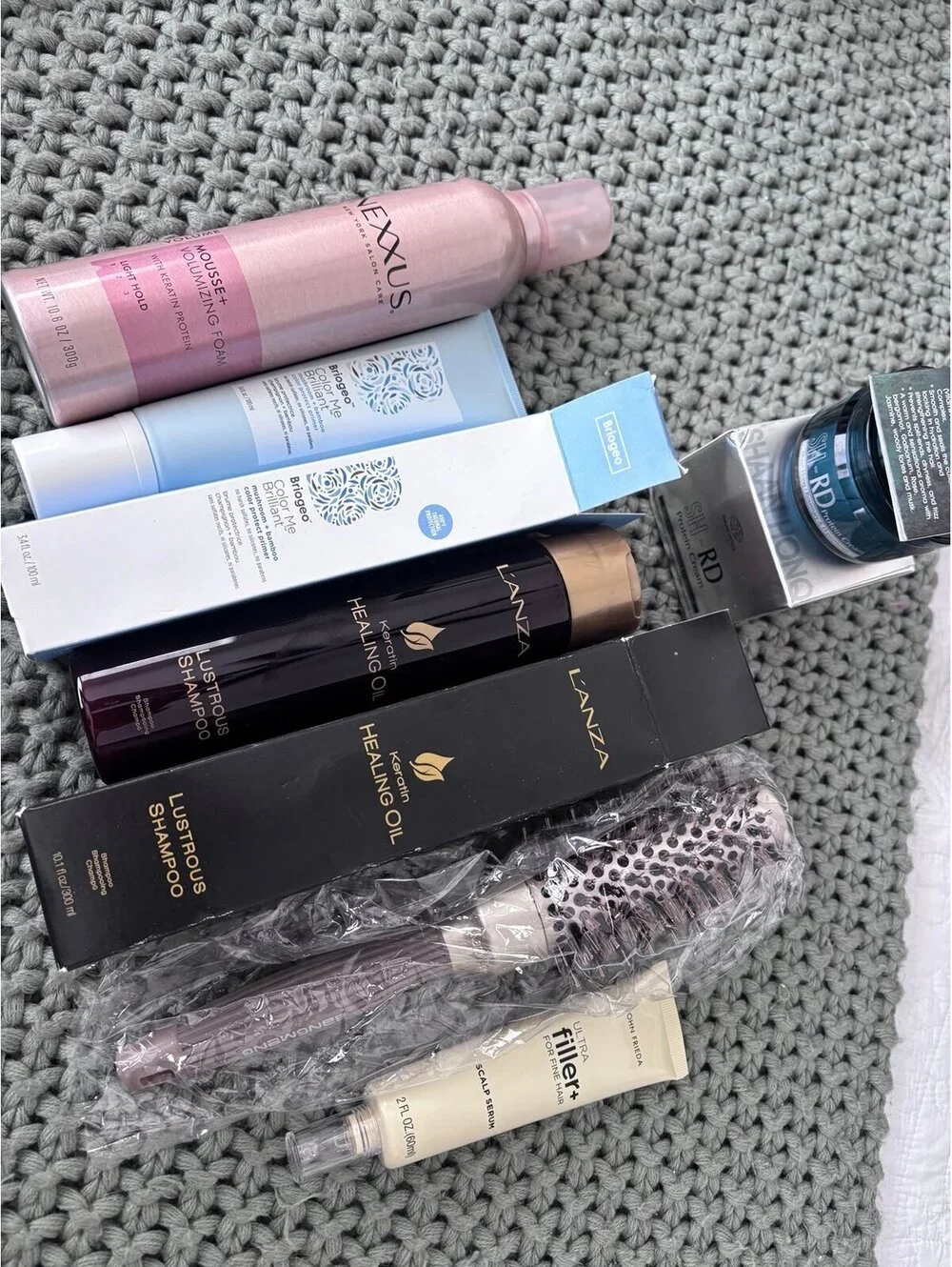 Luxury Hair Care Bundle L’ANZA, Briogeo, SH-RD, Nexxus, John Frieda + Brush NEW